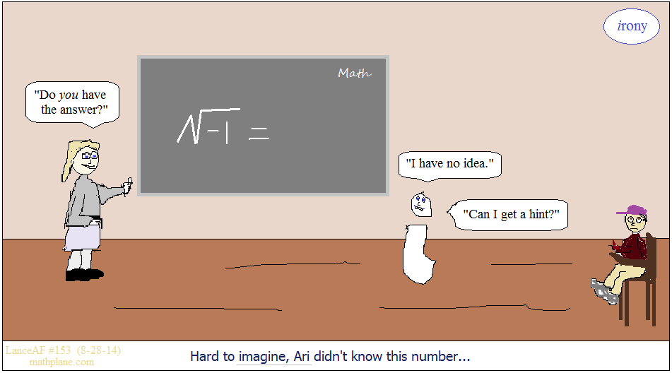 math comic 153 irony
