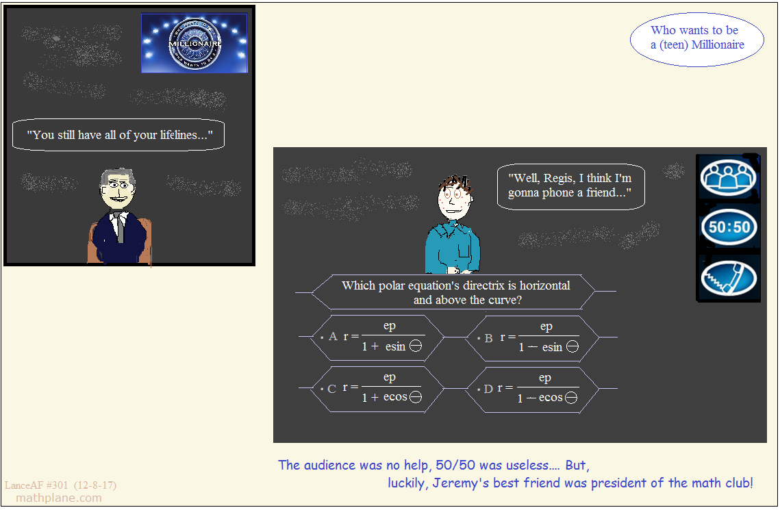 math comic 301 who wants to be teen mllionaire