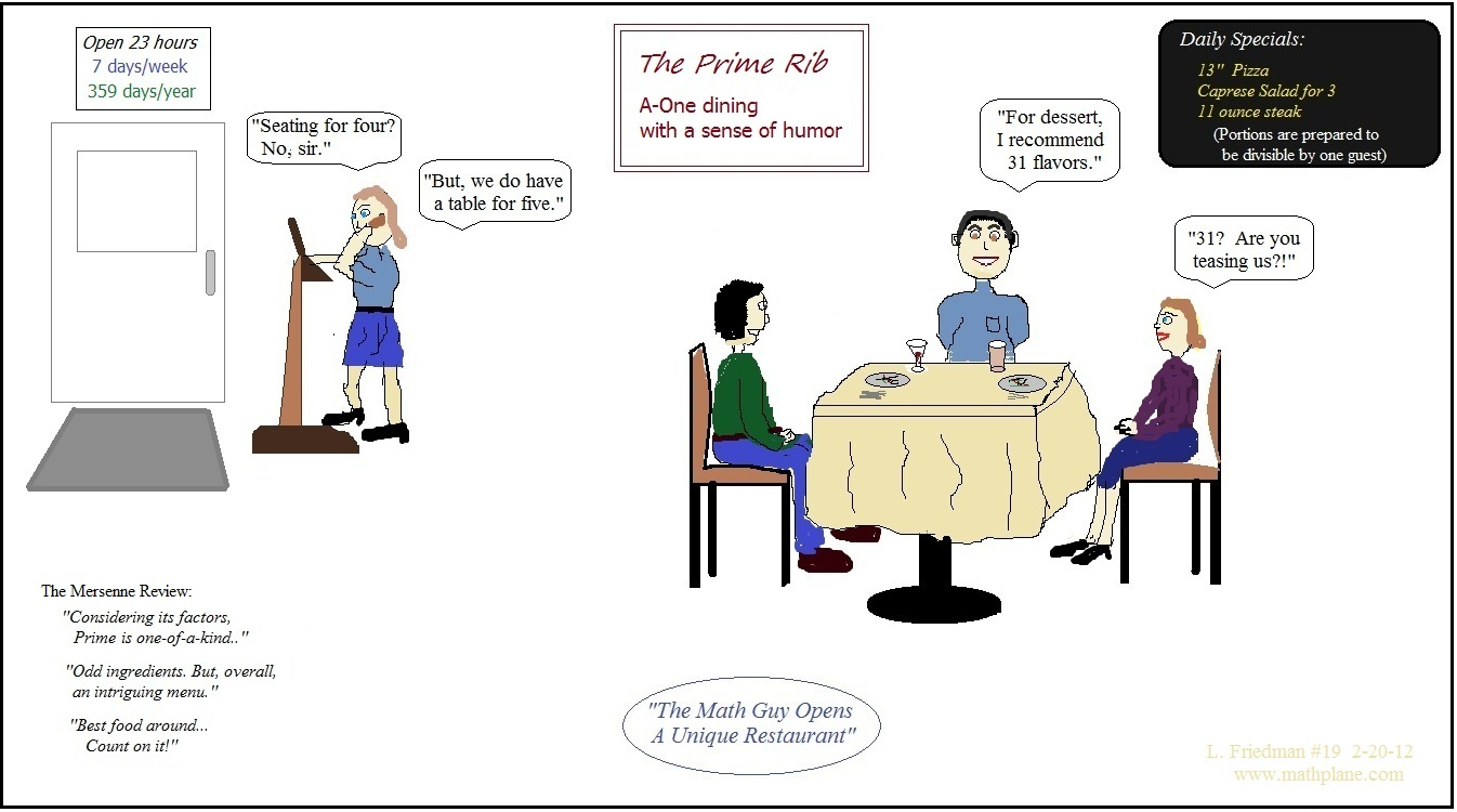 webcomic 19 math guy opens a restaurant